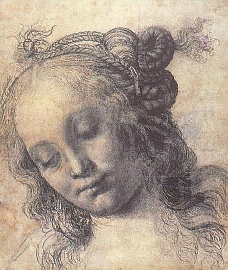 Andrea del Verrocchio Head of a Girl oil painting picture